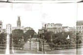 Панорама площади Elphinstone Circle в Бомбее, 1870-е